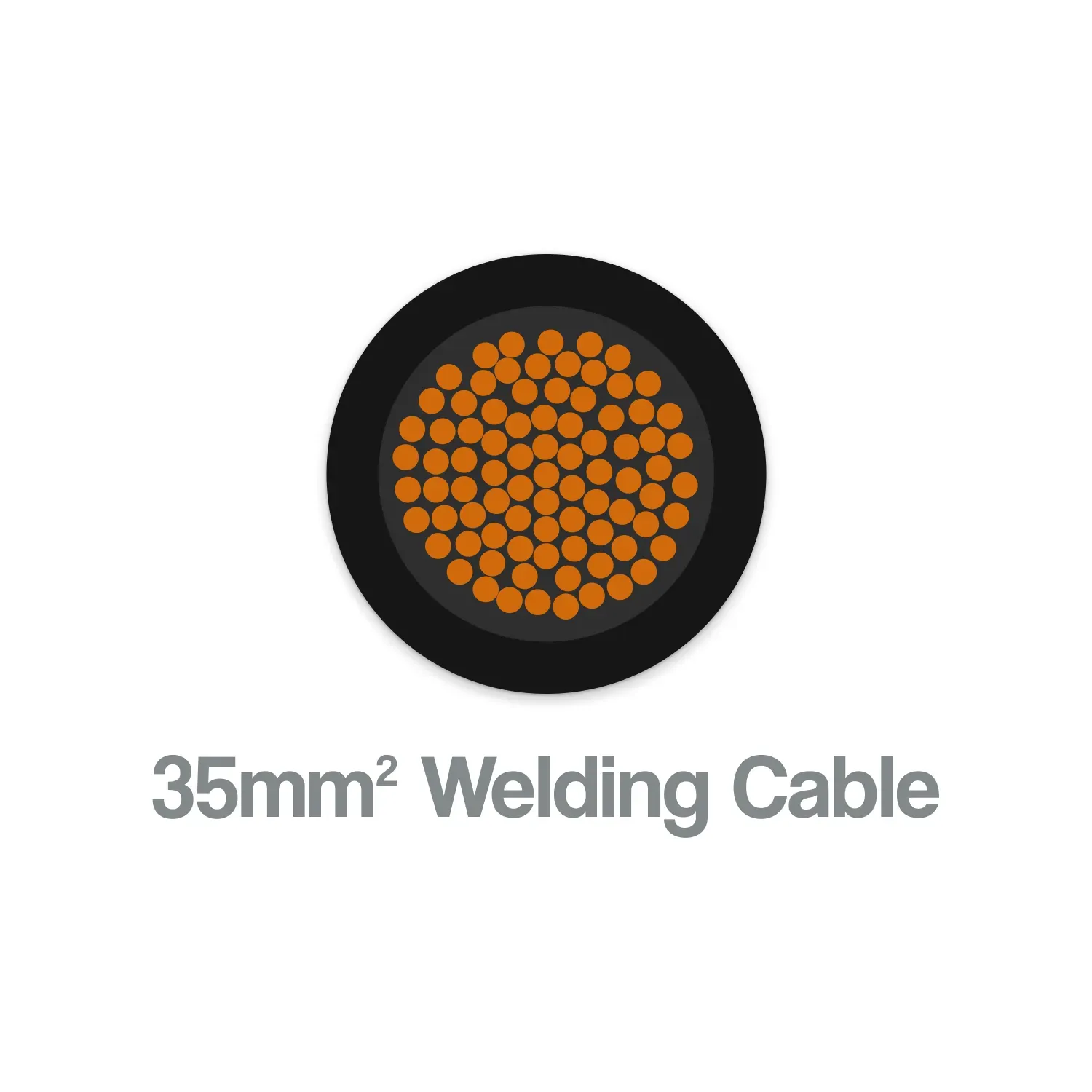 Welding Cable 35mm² Black H01N2-E EN 50525-2-81 Priced Per Metre