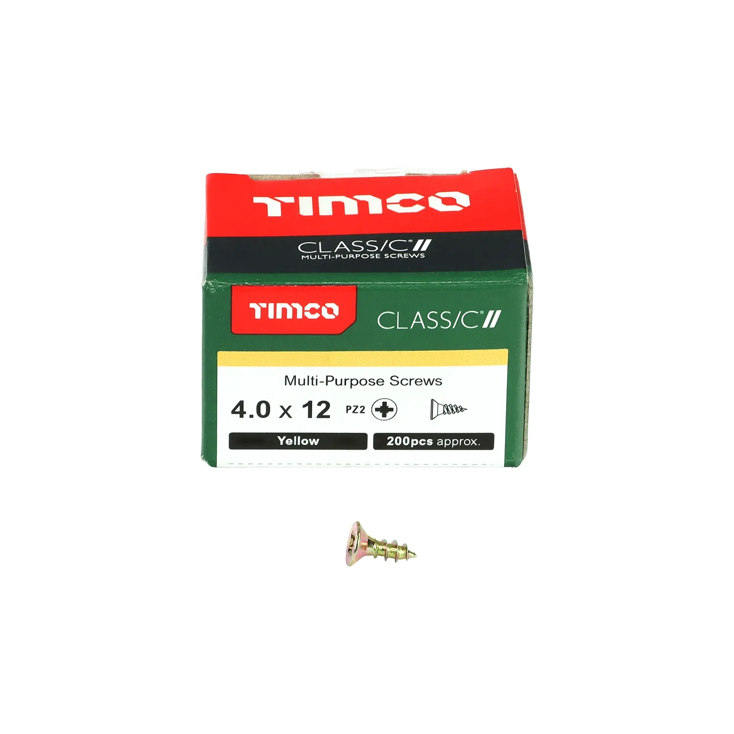 Woodscrew 4x12mm 40012CLAF