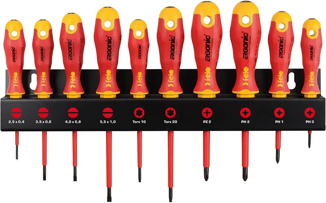 41491093 - Felo Ergonic XL Rack 10 Piece Set VDE 414 910 93