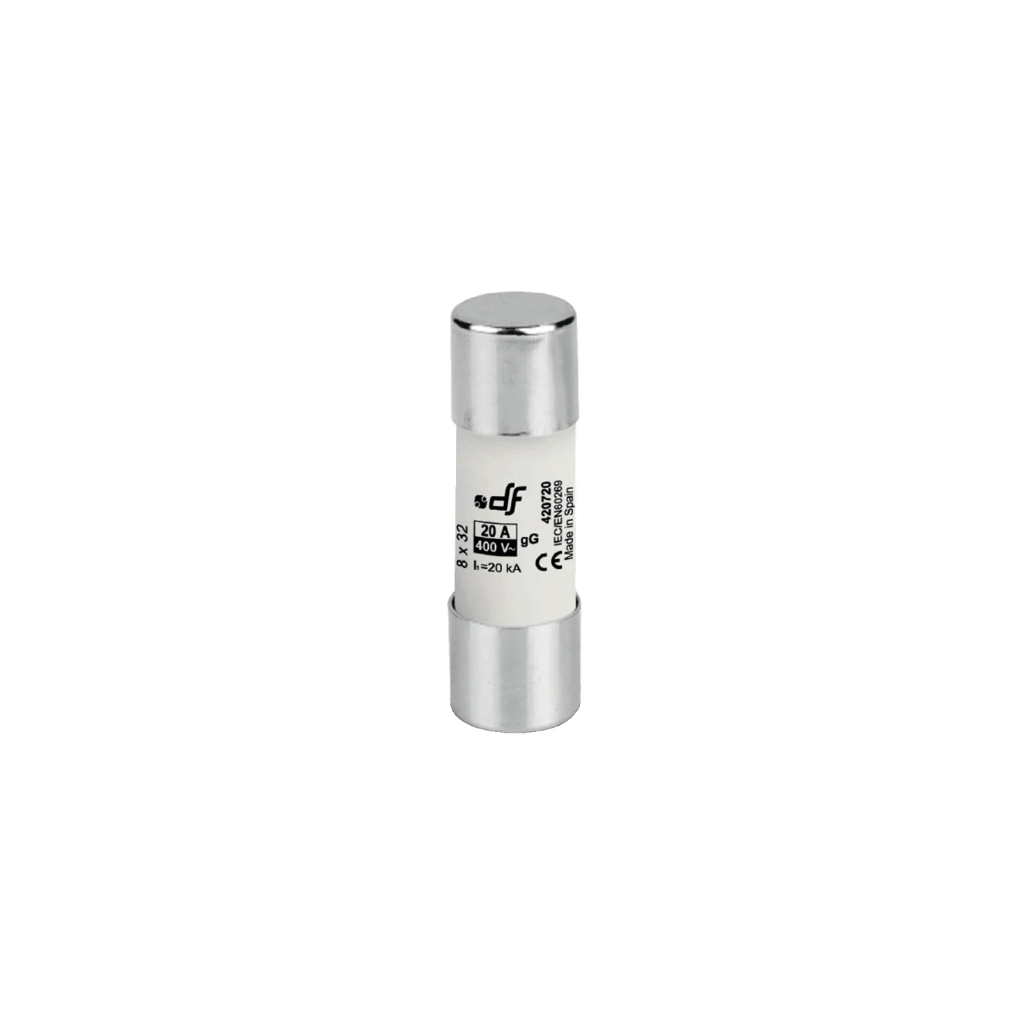 4A 8.5x31.5mm gG Cylindrical Fuse Link 400V 120kA