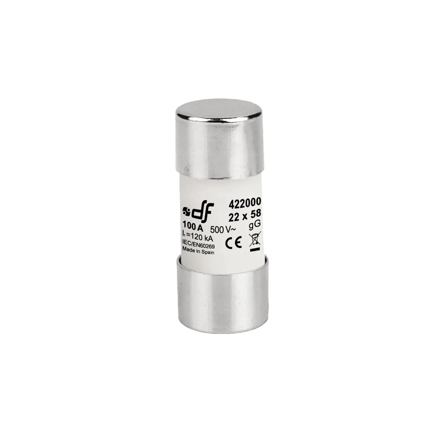 gG Cylindrical Fuse Link 6A 22x58 690V AC IEC EN 60269