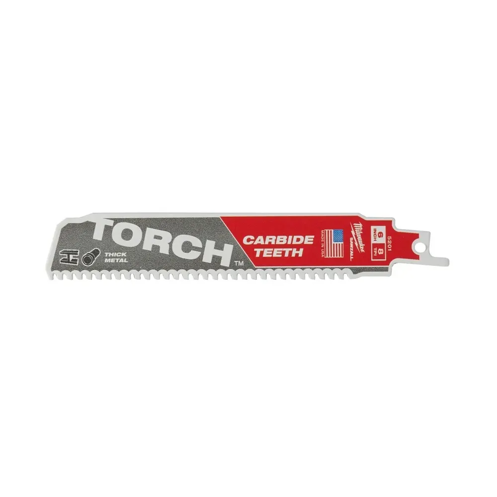 Milwaukee TCT TORCH carbide SAWZALL blade 230mm 8 TPI S1155CHC