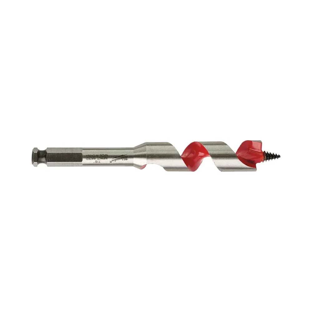 Milwaukee 22mm x 153mm short auger bit 7/16 inch hex