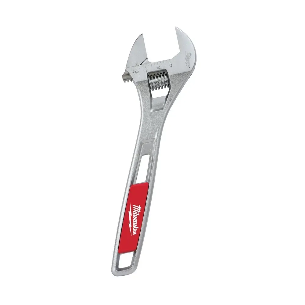 Milwaukee 250mm adjustable wrench chrome finish professional
