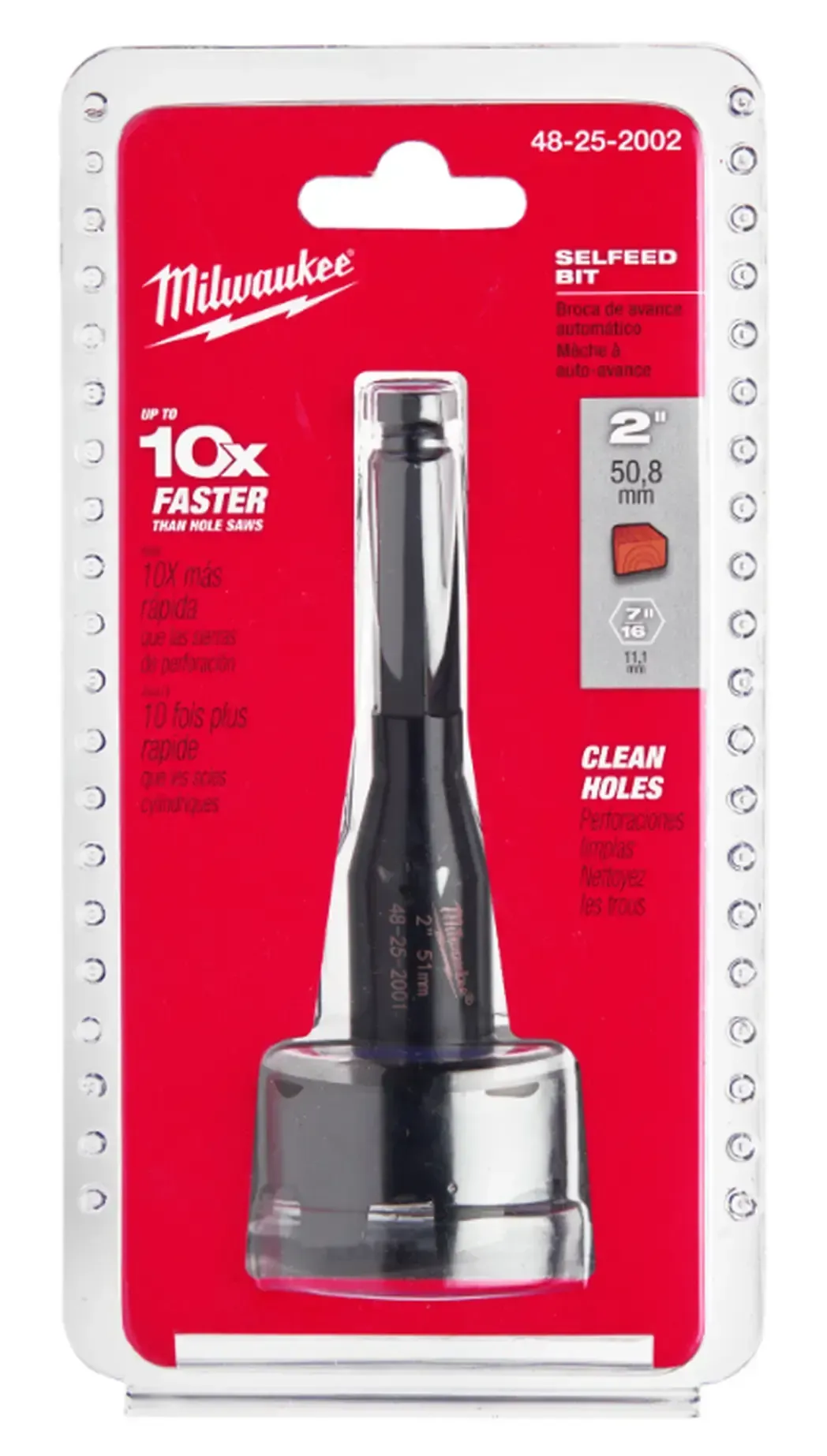 48252002 - Milwaukee 48252002 51mm Self Feed Drill Bit