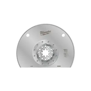 Milwaukee multitool plunge blade, 100mm x 28mm, for wood and nails.