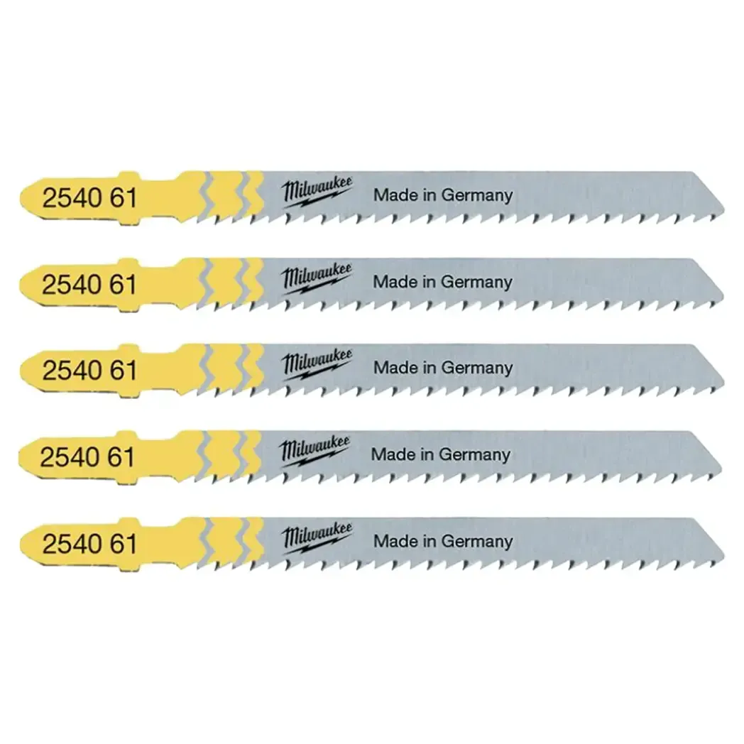 4932254061 - Milwaukee Jigsaw Blades 4932254061 75mm Splinter Free T101B - x5
