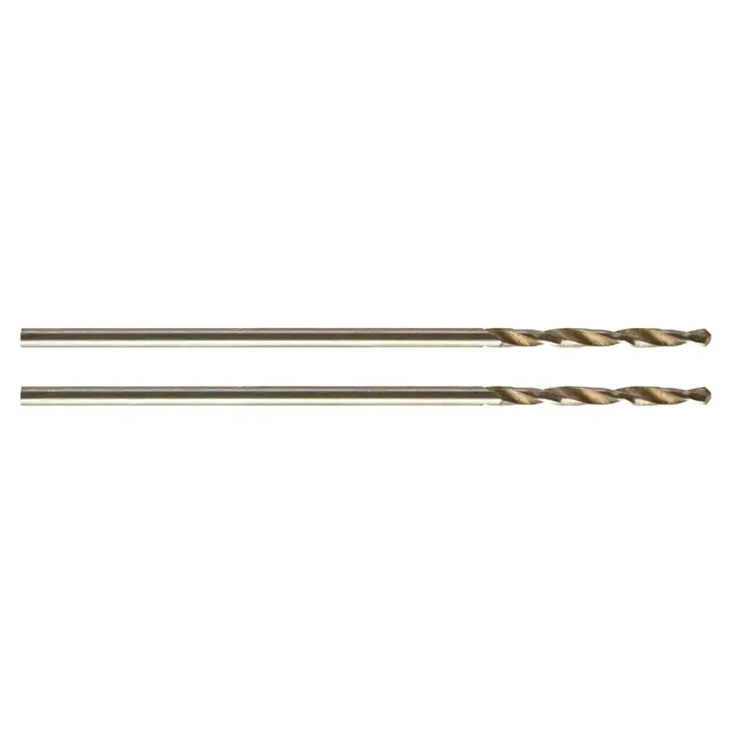 4932352345 - Milwaukee HSS-G Thunderweb Metal Drill Bits 1.0mm x 34mm 2 Pack