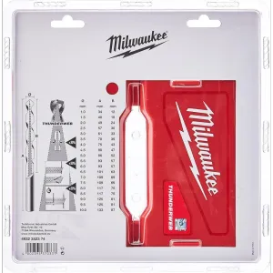 Milwaukee Thunderweb Metal Drill HSS-G DIN 338 Bit Set 1-10mm (19 Pieces)