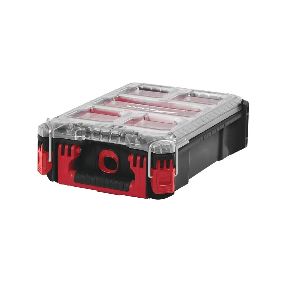 Durable Milwaukee organiser featuring impact-resistant polymers and IP65 weather seal