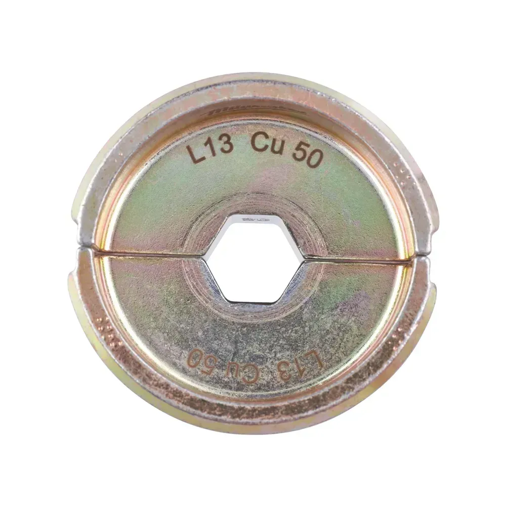 Crimping die for L series copper connectors, size 50mm²