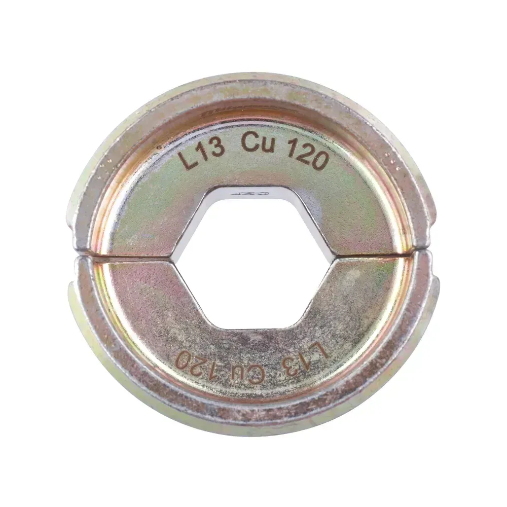 L13 Cu 120 crimping die for 120mm² copper tubular connectors