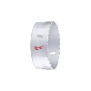 Milwaukee 121mm Bi-Metal holesaw for steel and wood cutting.