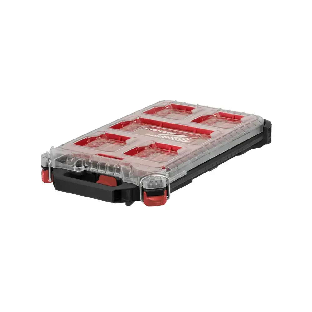 Durable Milwaukee organiser featuring impact-resistant polymers and IP65 weather seal