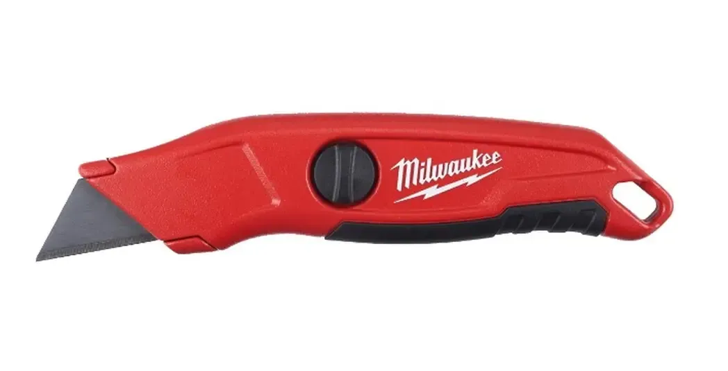 4932471361 - Milwaukee Fixed Blade Utility Knife c/w Blade Storage 4932471361