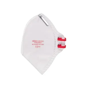 Professional workplace safety respirator flat-fold design