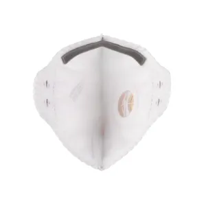 Milwaukee FFP2 respirator with adjustable straps and anti-clogging layer