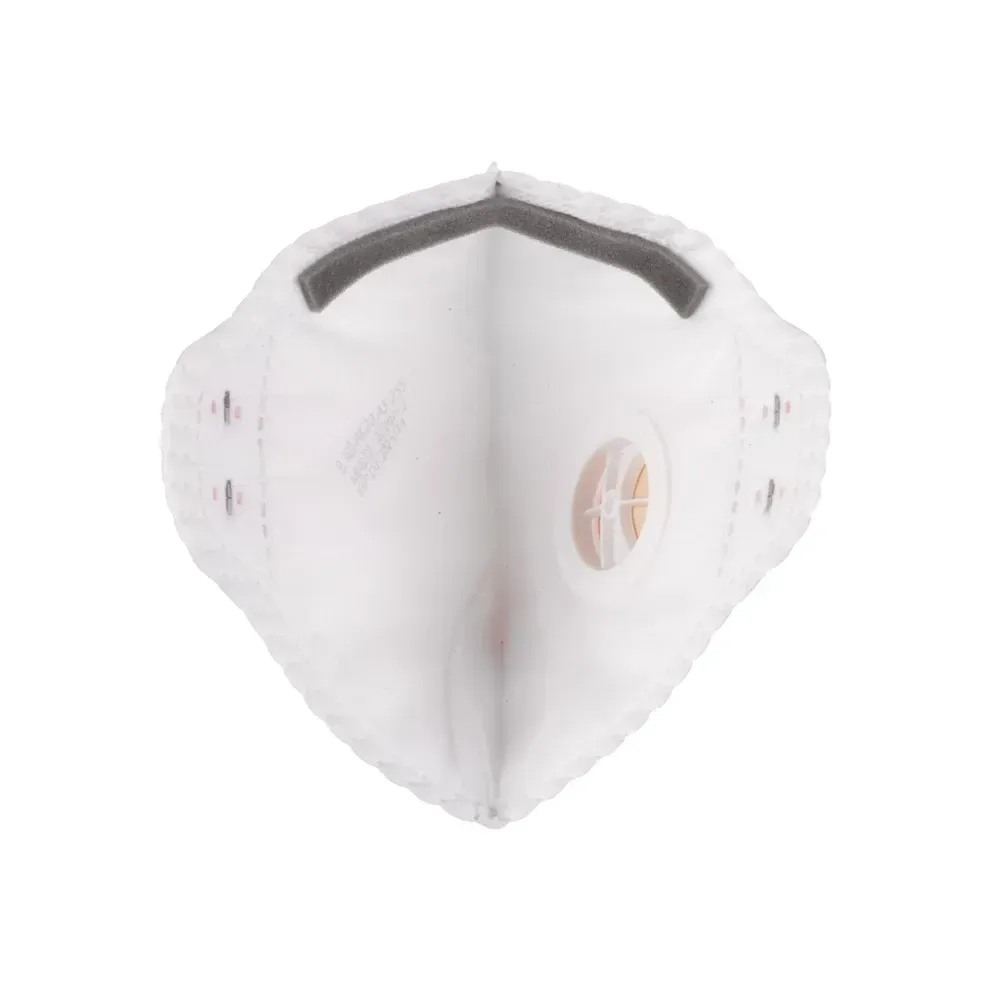 Milwaukee FFP2 respirator with adjustable straps and anti-clogging layer