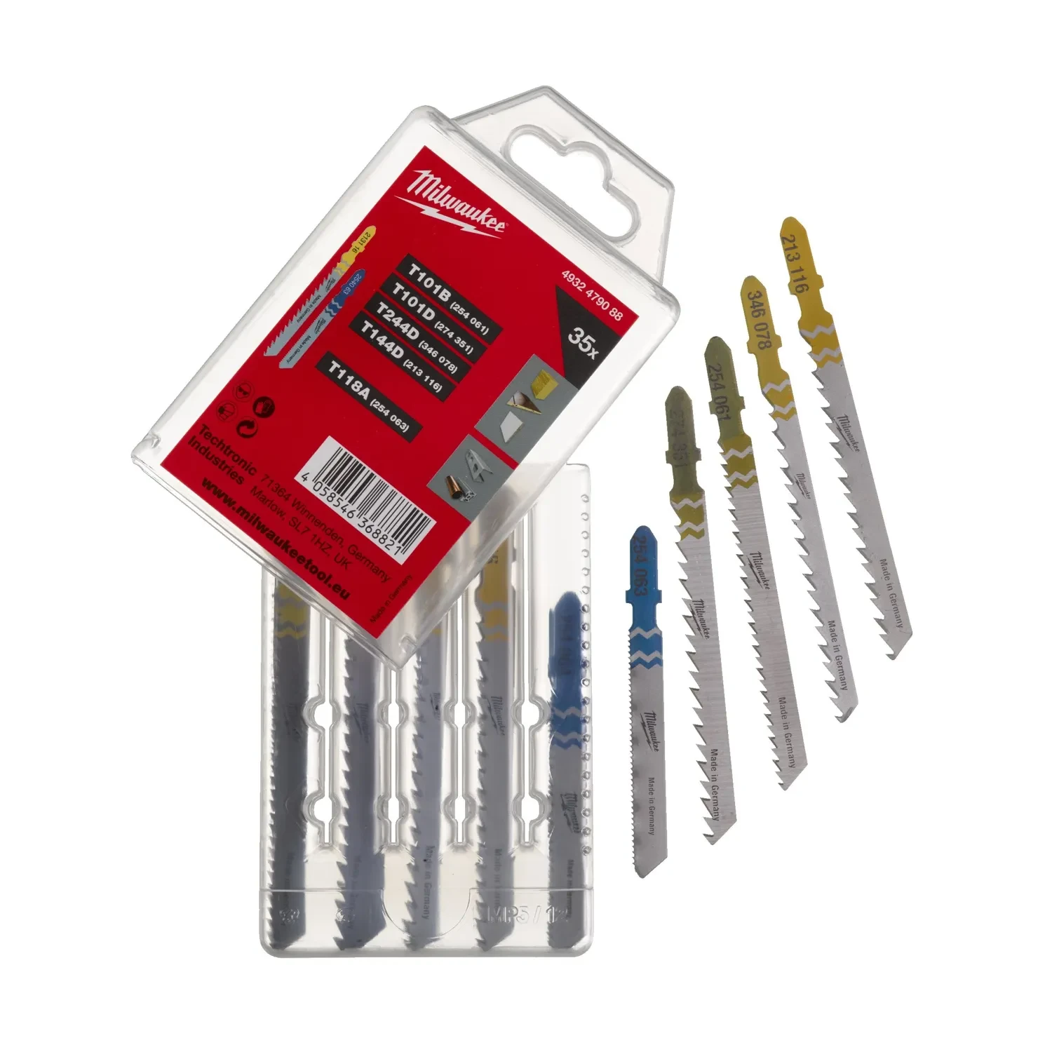 Milwaukee Jigsaw Blade Set 35 Piece Wood and Metal T-Shank