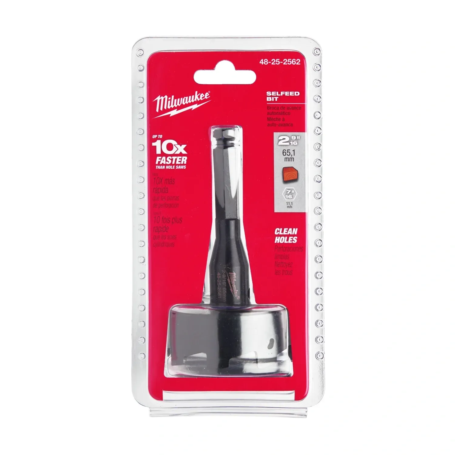 Milwaukee SWITCHBLADE selfeed bit 65mm 4932479487