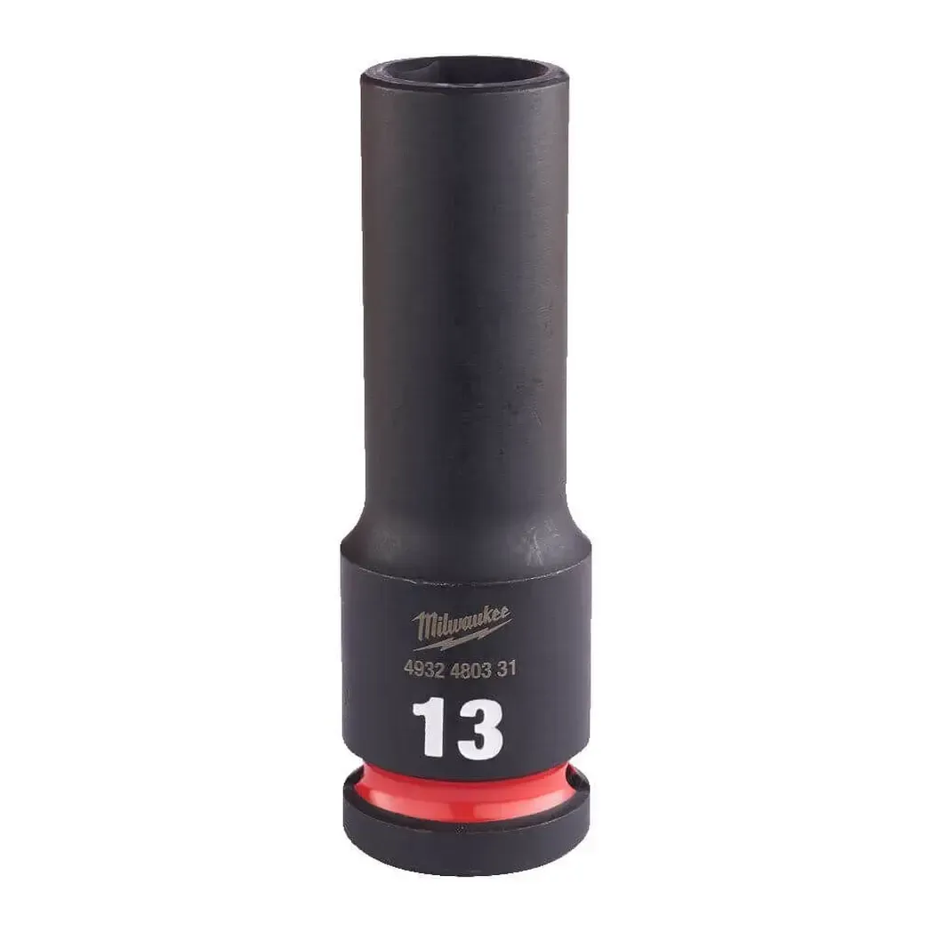4932480331 - Milwaukee Hex Socket Shockwave 1/2 Deep 13mm