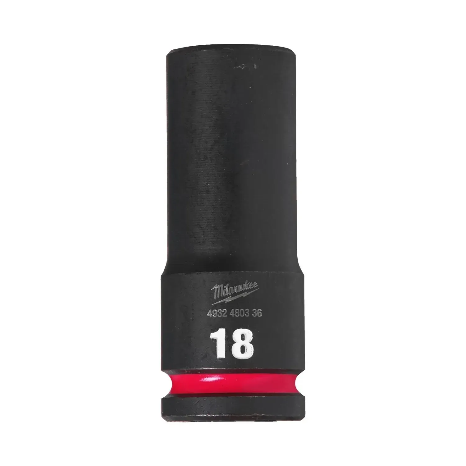 Milwaukee 18mm 1/2 inch deep impact socket Chrome-Molybdenum