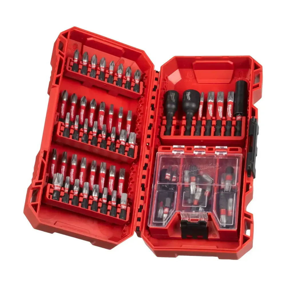 Milwaukee Shockwave Impact Duty bit set - TX, PZ, PH, HEX, TXBO, Accessories for Impact Wrenches and Screwdrivers (75 pieces)