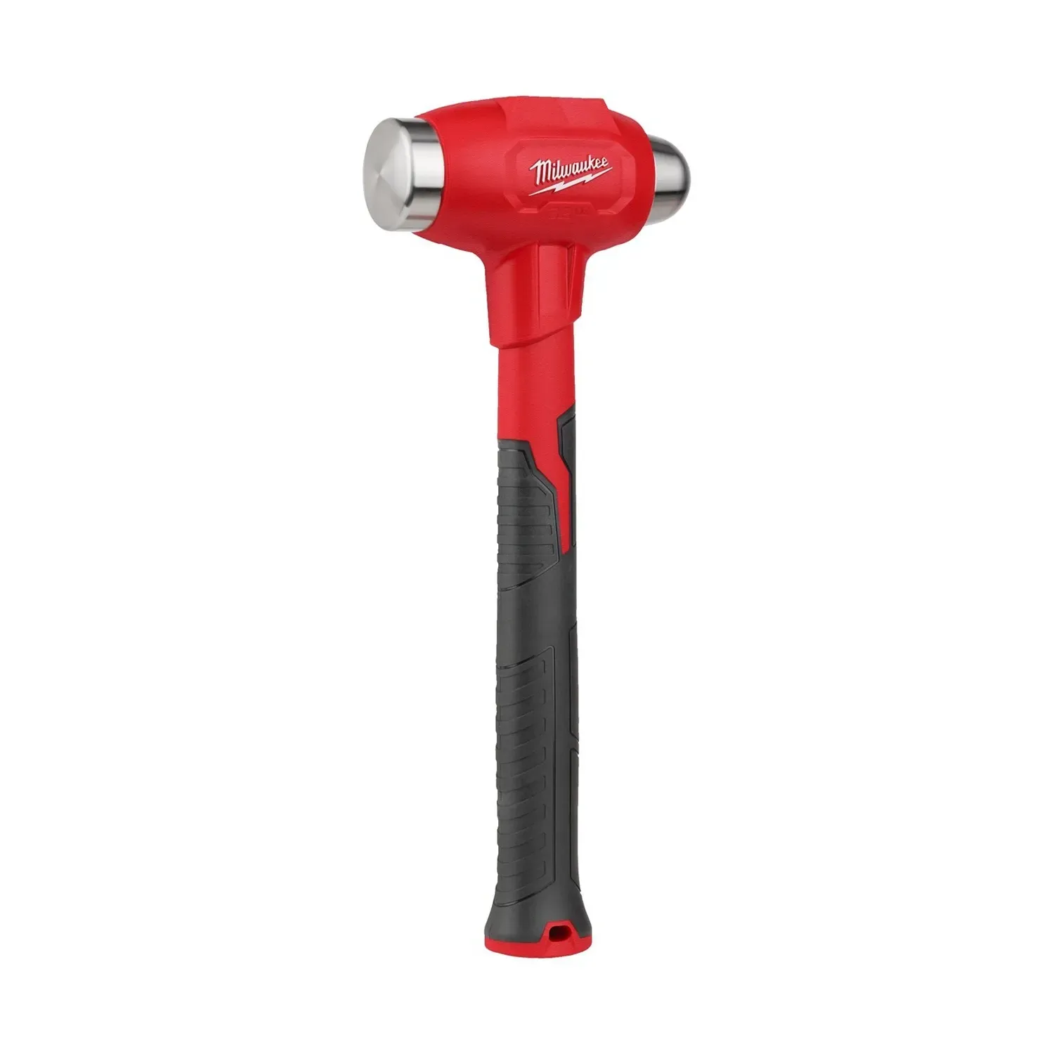 Milwaukee 907g dead blow ball peen hammer steel shot-filled
