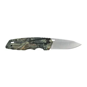 Milwaukee Fastback Camo Folding Knife with Stainless Steel Blade