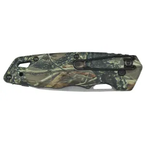 Milwaukee Fastback Camo Folding Knife with Stainless Steel Blade