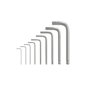 MILWAUKEE Compact L-Form 9-piece hex key set in twist-lock case