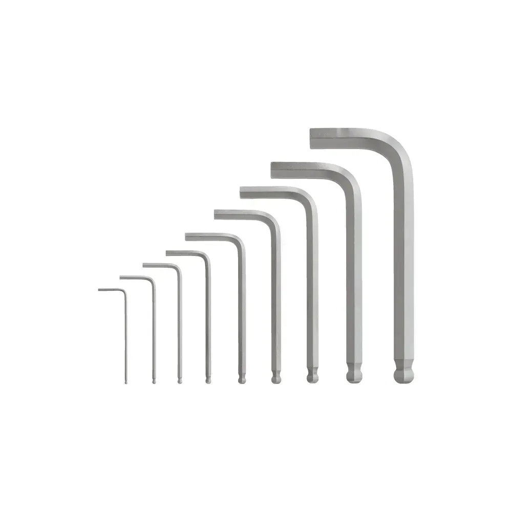 MILWAUKEE Compact L-Form 9-piece hex key set in twist-lock case