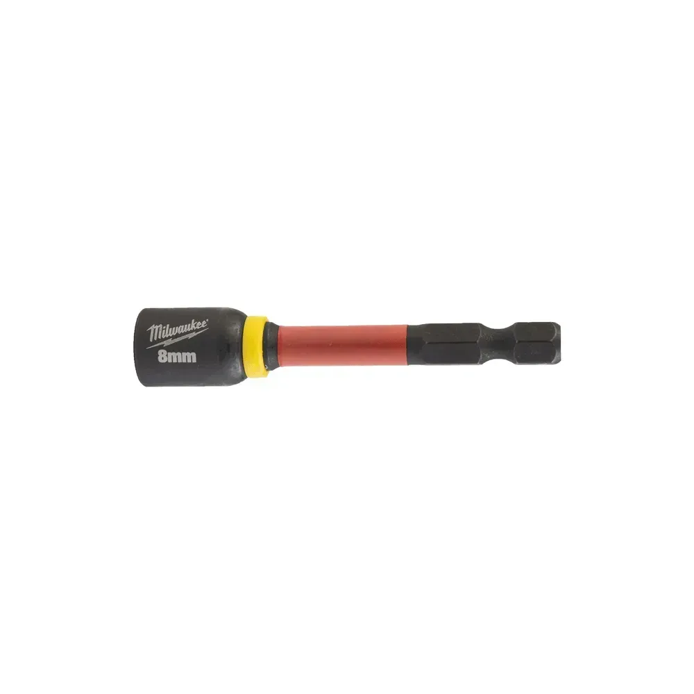 Milwaukee 8mm hex Shockwave Impact Duty magnetic nut driver (65mm)