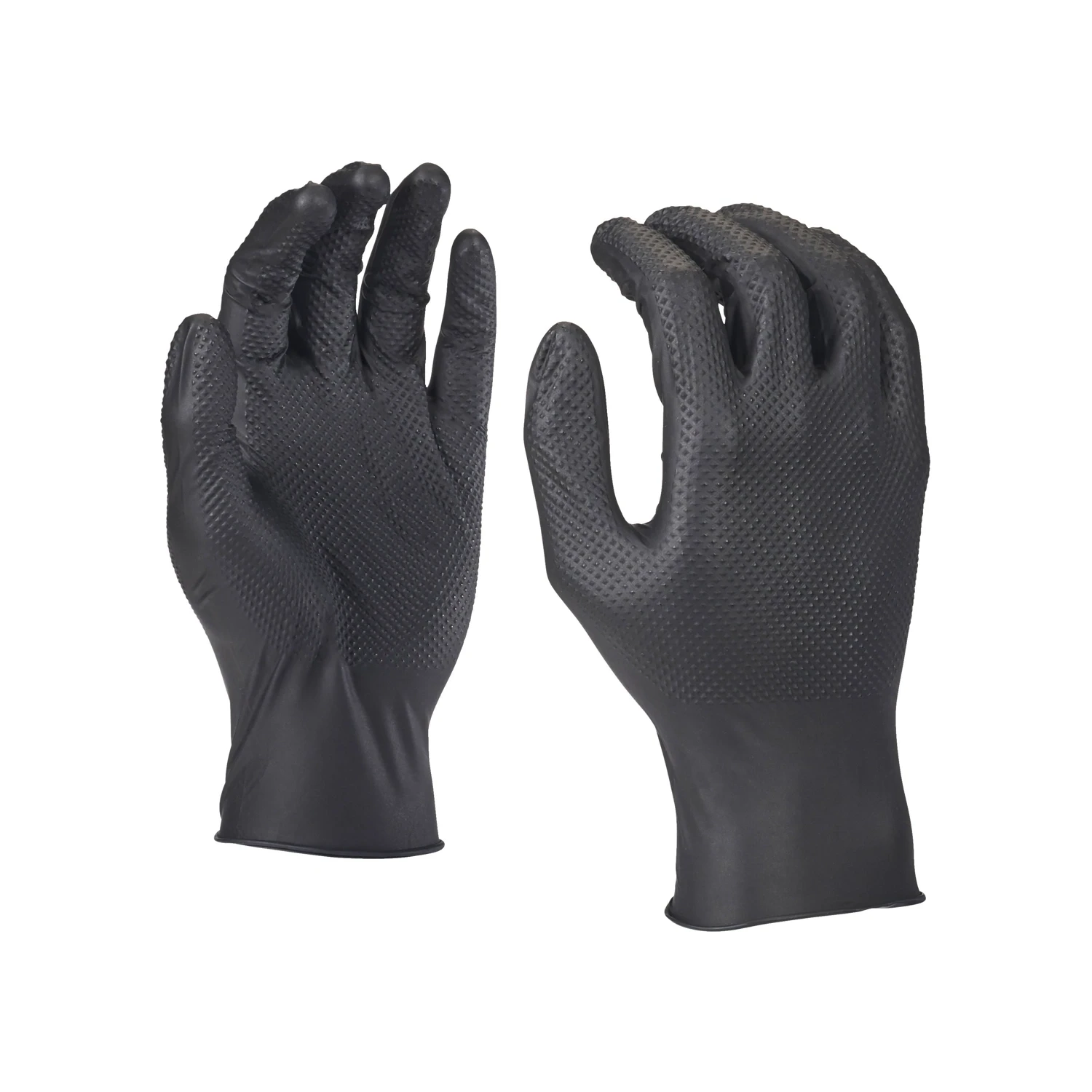 Milwaukee Nitrile Disposable Gloves Size L 0.22mm EN ISO 374 Pack of 50