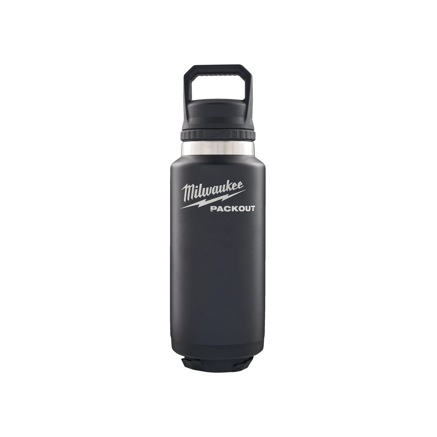 Milwaukee Packout Chug Lid Bottle 1065ml Black 4932493468