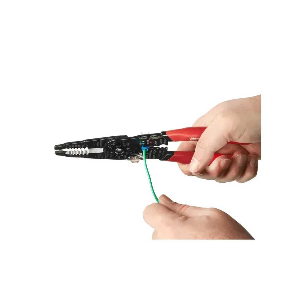 MILWAUKEE multi-purpose wire stripper with crimper