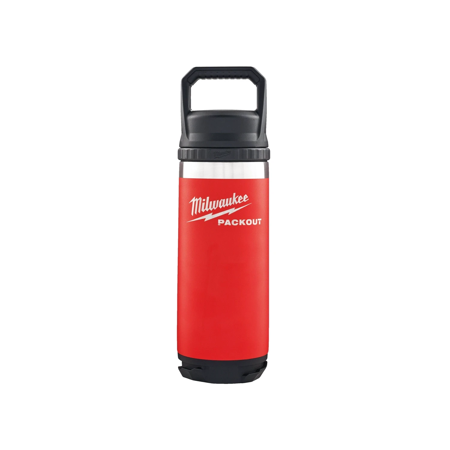 Milwaukee Packout Bottle 532ml Red Chug Lid Vacuum Insulated