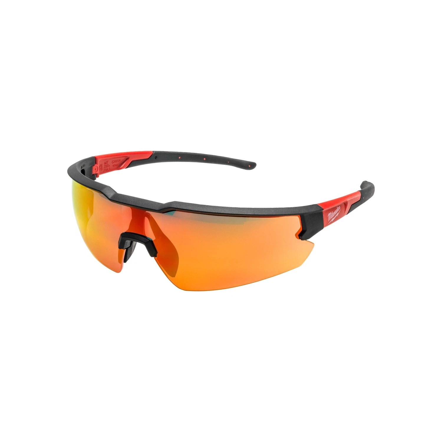 Milwaukee Enhanced Safety Glasses Red Mirror EN166 EN172 Anti-Fog