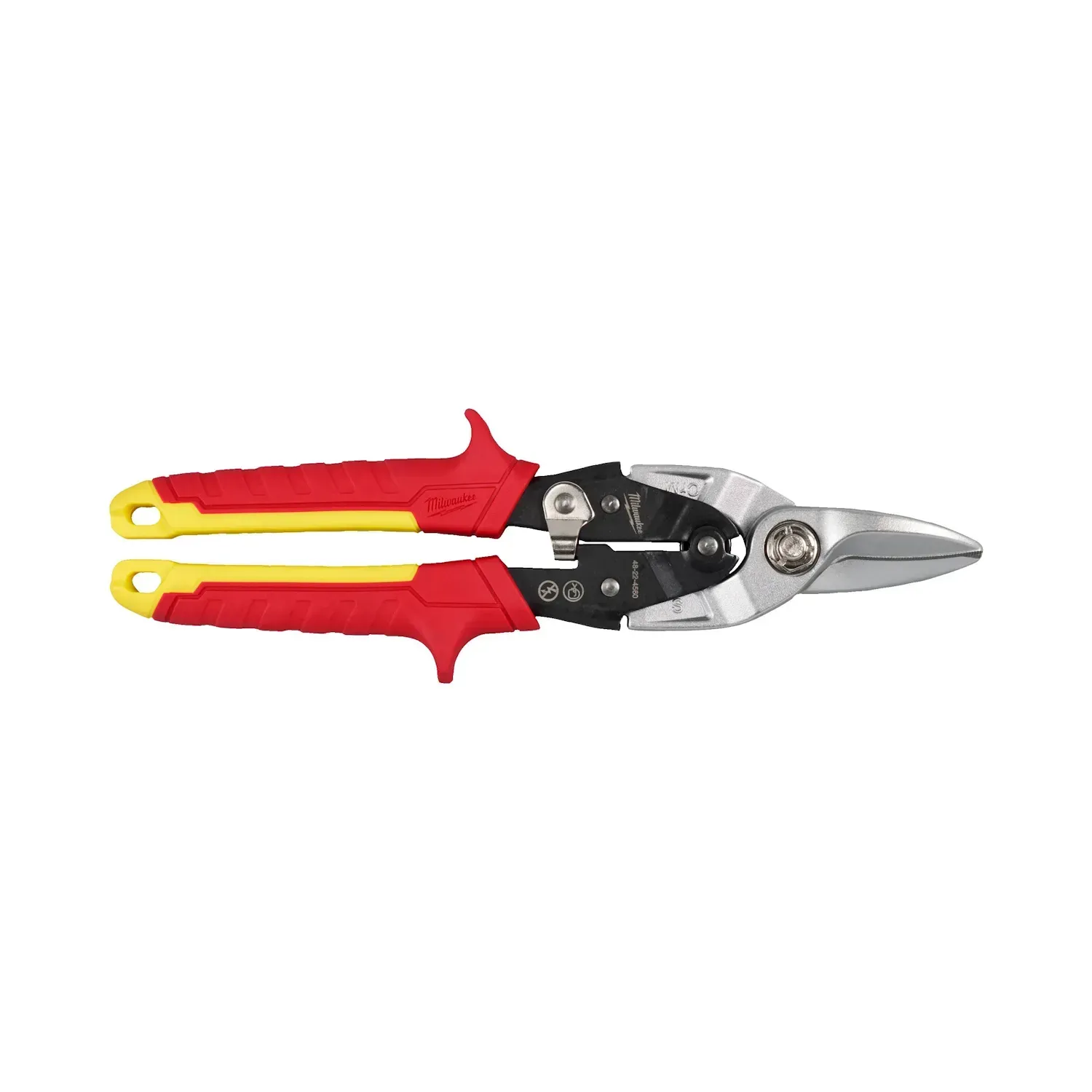 Milwaukee straight cutting aviation snips serrated edge