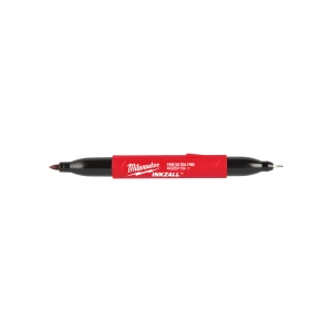 Milwaukee Inkzall Double Tip Marker Ultra Fine Fine Black