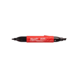 Milwaukee Inkzall Double Tip Permanent Marker Chisel Fine Black