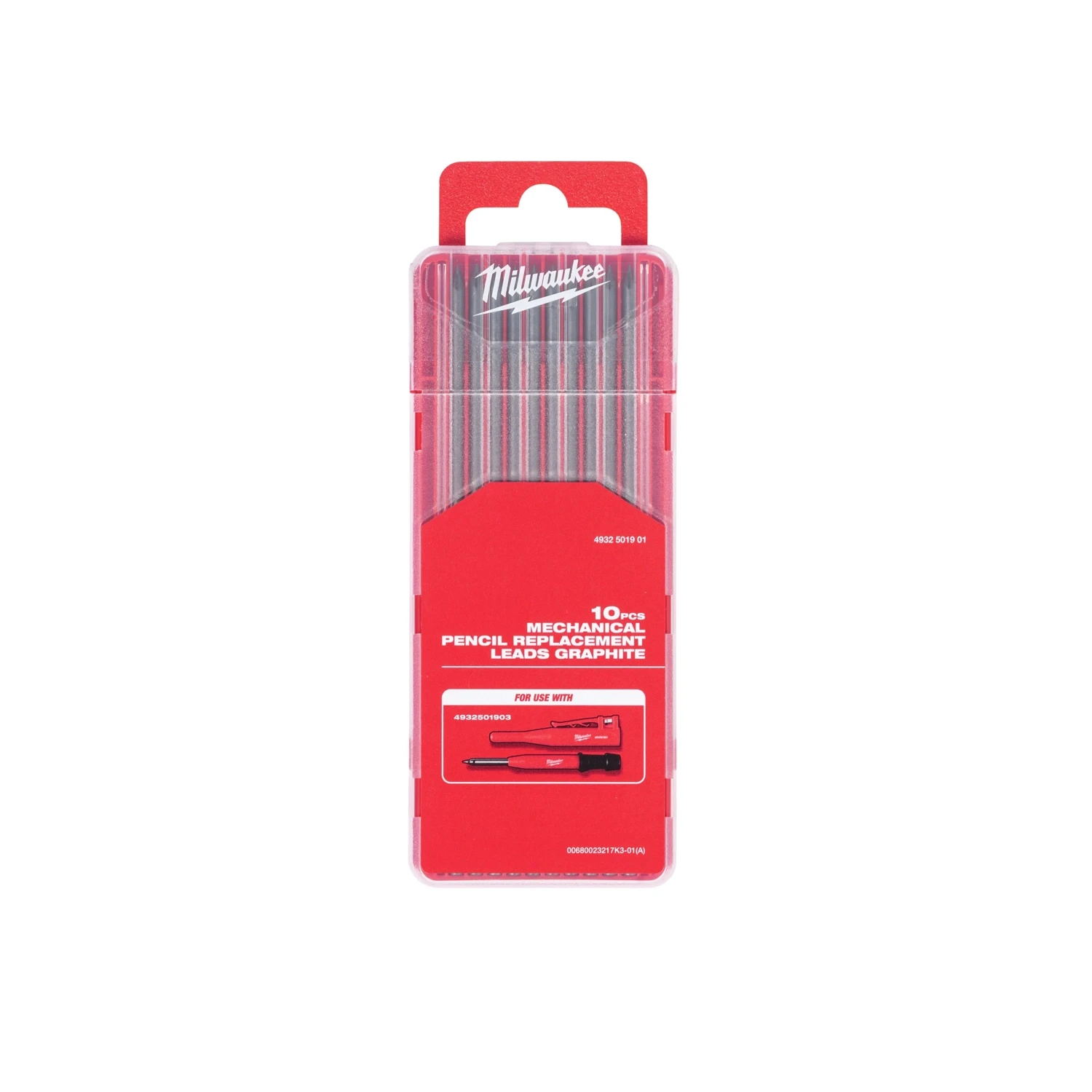 Milwaukee Mechanical Construction Pencil Replacement Graphite Leads 10pc