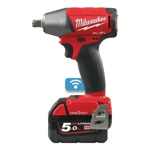 4933451375 - Milwaukee M18ONEIWF12-502X Impact Wrench with Friction Ring 4933451375