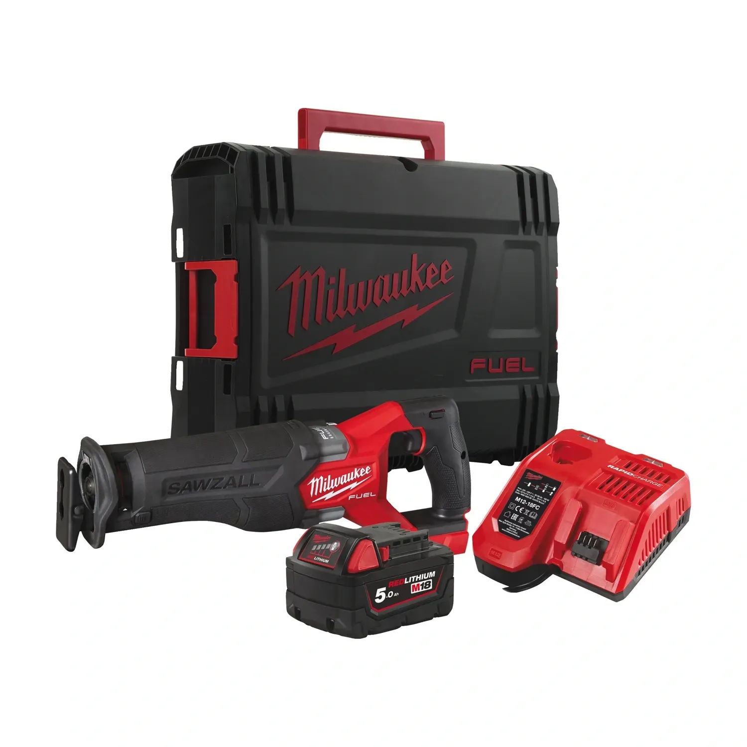 Milwaukee M18 FUEL SAWZALL reciprocating saw kit 32mm stroke