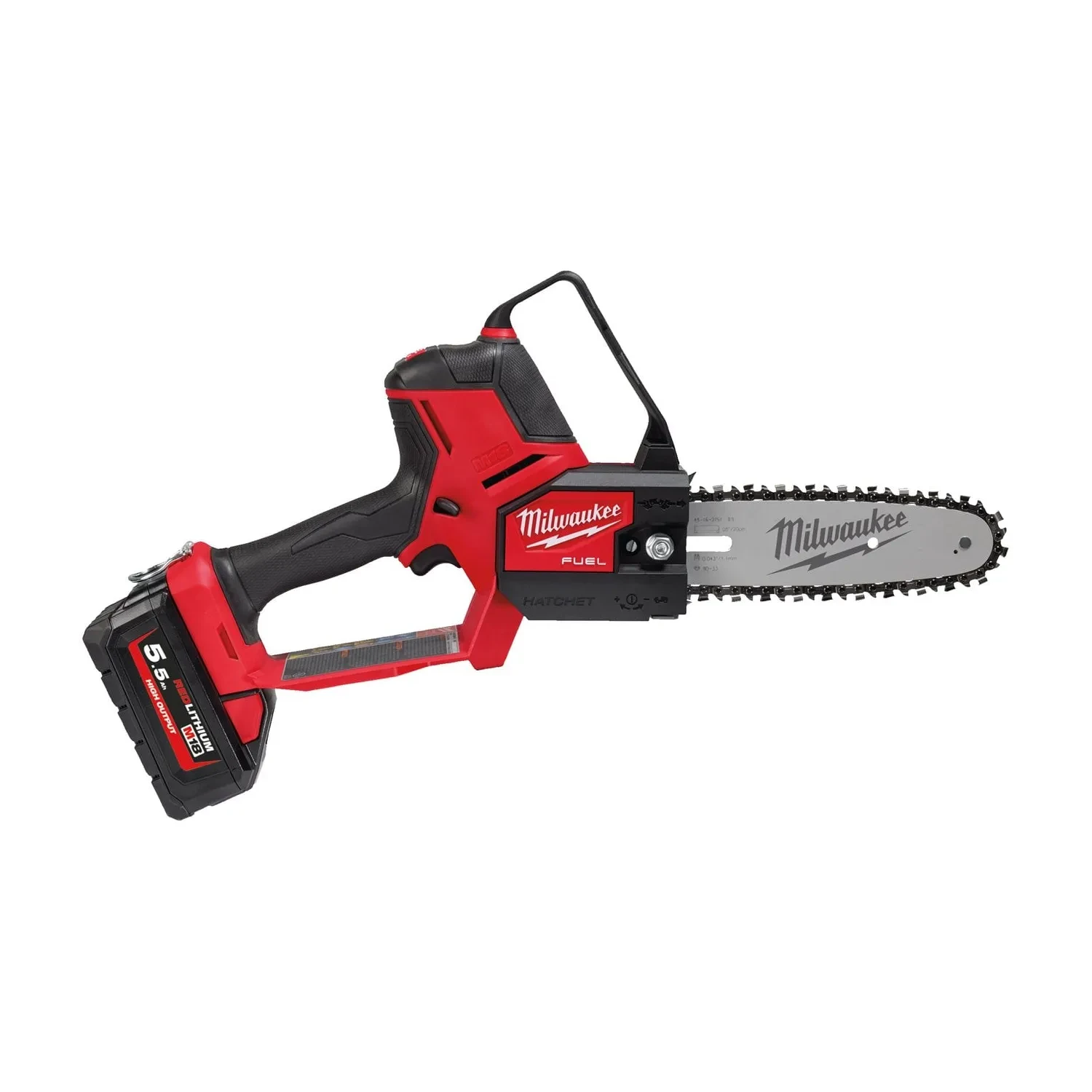 Milwaukee M18 FUEL Hatchet Pruning Saw 20cm Kit M18 FHS20-552 18V