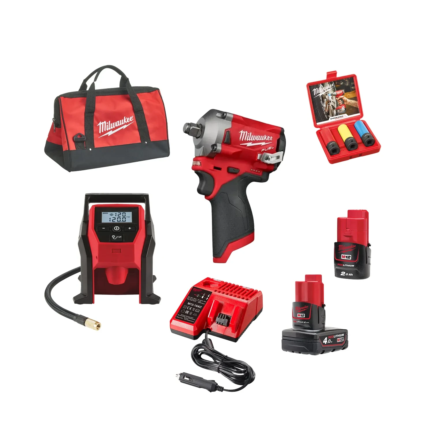 Milwaukee Tyre Kit M12