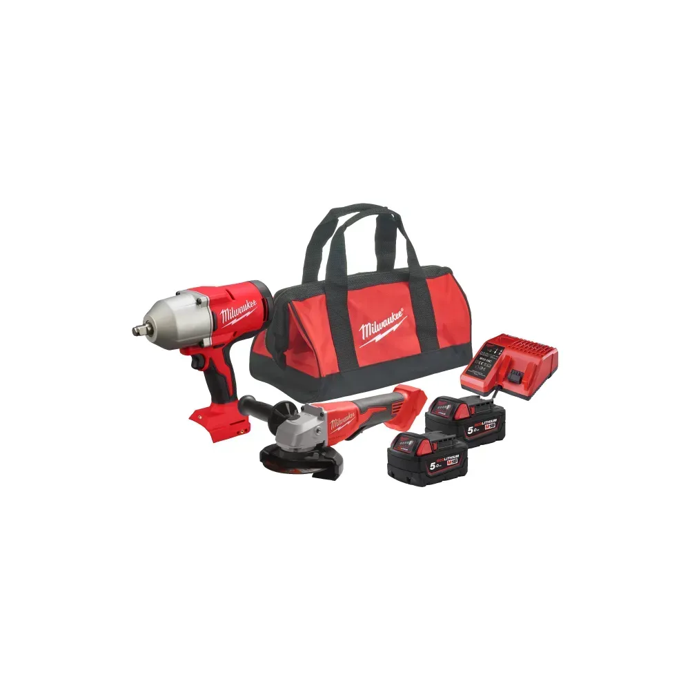 Milwaukee M18 brushless promo power pack with high torque impact wrench