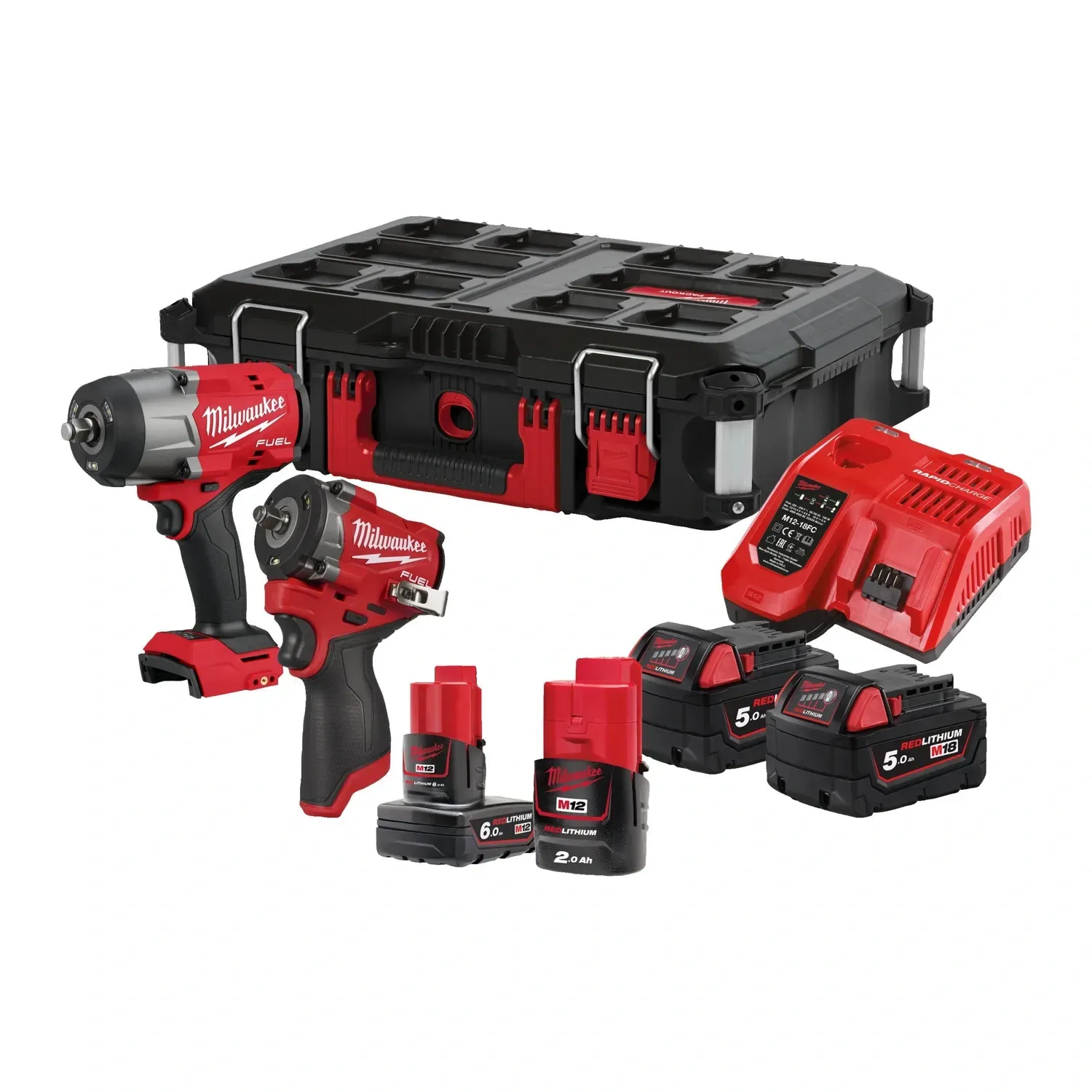 Milwaukee M18 FUEL Power Pack impact wrench kit PACKOUT