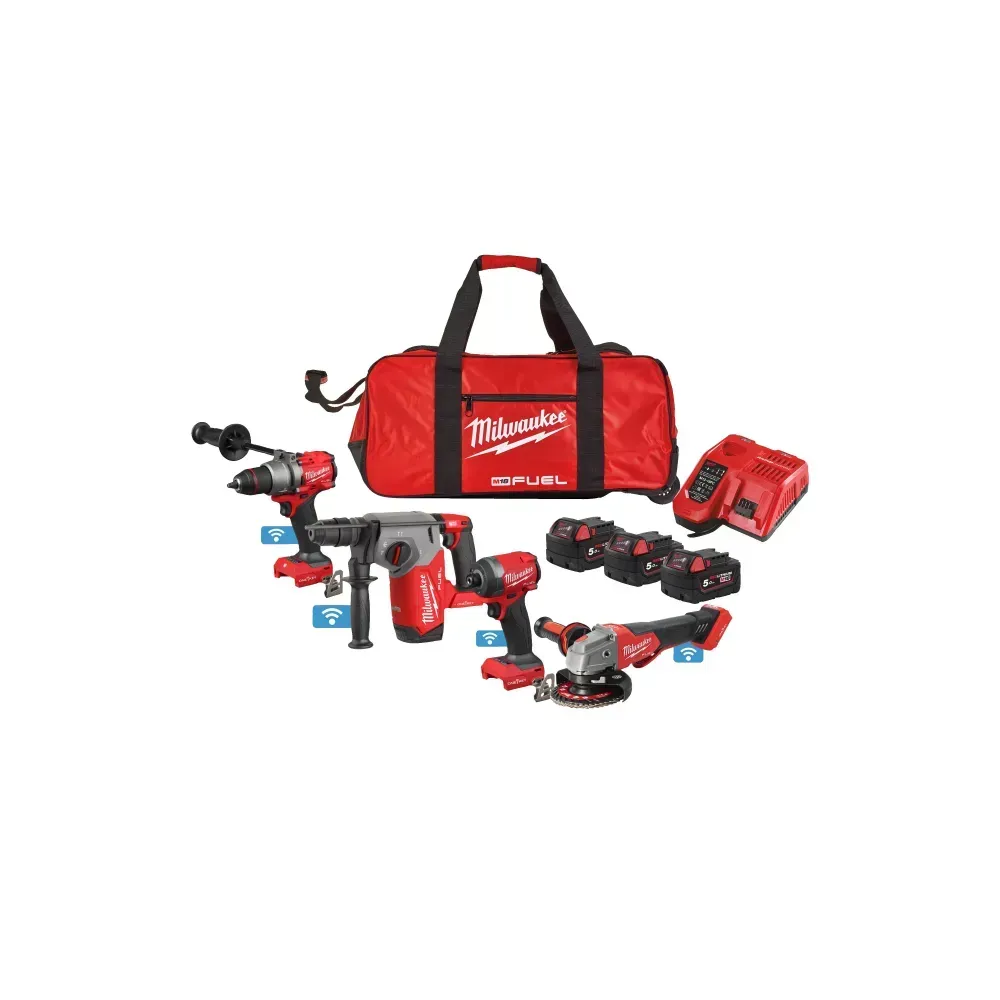Milwaukee M18 FUEL ONE KEY 4 Piece Brushless Power Pack