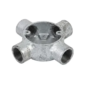 3-way round conduit box 25mm